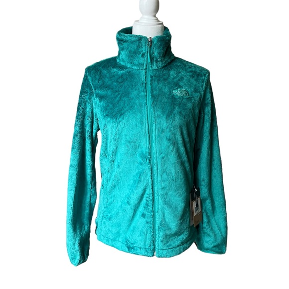 The North Face Full Zip Osito Fleece Jacket Women’s Porcelain Green Small - Picture 3 of 10